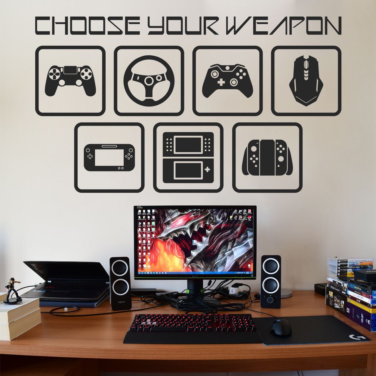 Choose Your Weapon Wall Decal Kuarki Lifestyle Solutions