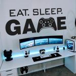 Eat Sleep Game Wall Decal