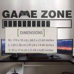 Game Loading Wall Sticker - Dimensions