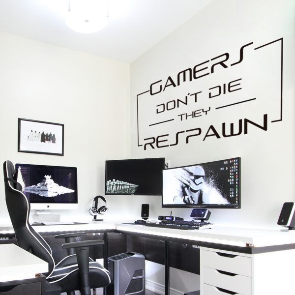 Gamers Don´t Die Wall Sticker