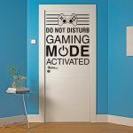Gaming Mode Door Decal