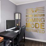 Gaming Mode Wall Decal - Gold Foil