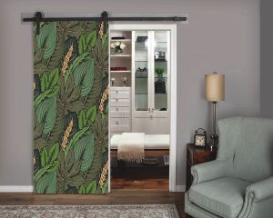 Leaves Closet Door