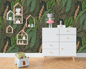 Leaves Nursery Decor