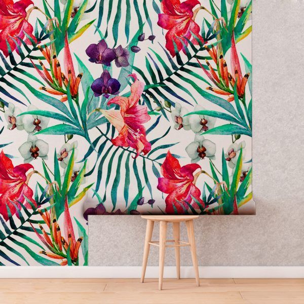 Orchids Wallpaper Roll