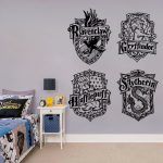 Hogwarts Teams Symbols Wall Decal