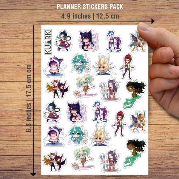 League of Legends Mockup Stickers Pack