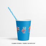 Marvel Superheroes Mockup Stickers Paper Cup