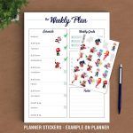 Marvel Superheroes Mockup Stickers Planner