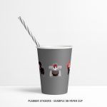 Pack Naruto And Friends Mockup Stickers Paper Cup
