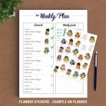 Pack Saint Seiya Mockup Stickers Planner
