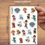 Paw Patrol Mockup Stickers Pack