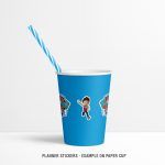 Paw Patrol Mockup Stickers Paper Cup
