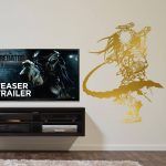 Predator Wall Sticker - Gold Foil
