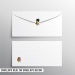 Saint Seiya Mockup Envelope