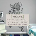 Son Goku Dragon Ball Z Wall Decal - Dimensions
