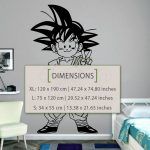 Son Goku Wall Decal - Dimensions