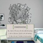 Son Goku Wall Sticker - Dimensions