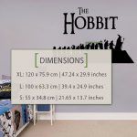 The Hobbit Wall Sticker Dimensions
