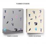 Vampirina Mockup Stickers Binder