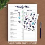 Vampirina Mockup Stickers Planner