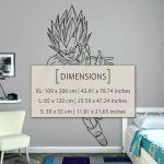 Vegeta Wall Decal - Dimensions