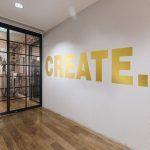 Create Office Wall Sticker - Gold Foil