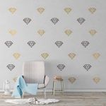 Diamond Geometric Art Wall Sticker