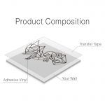 Dragon Geometric Wall Sticker - Product Composition