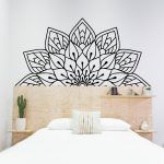 Flower Mandala II Wall Sticker - Half