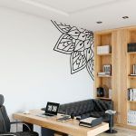 Flower Mandala II Wall Sticker - Quarter
