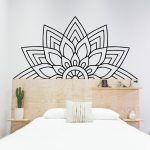 Flower Mandala III Wall Sticker - Half