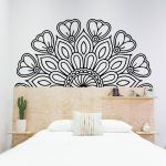 Flower Mandala IV Wall Sticker - Half