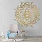 Sacred Geometric Mandala Wall Sticker - Image 2