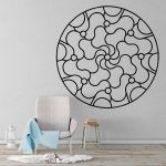Minimalist Mandala Wall Art Sticker