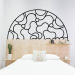 Minimalist Mandala Wall Art Sticker - Half