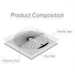 Staring the Sun Wall Art Sticker - Product Composition