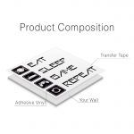 Eat Sleep Game Repeat Gamer Wall Sticker - Product Composition