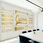 Office Wall Art Wall Decal - Gold Foil