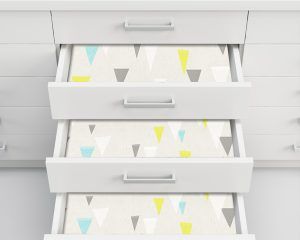 Triangles Mid Century - Inside Drawer