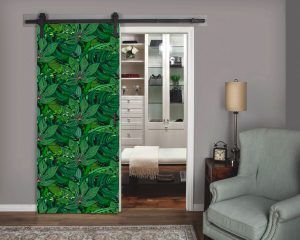 Tropic Illustration - Closet Door