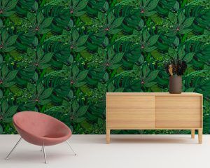 Tropic Illustration Removable Wallpaper