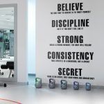 Gym Values Wall Sticker