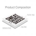 Success Gym Wall Sticker - Product Composition
