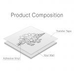 Dinosaur Geometric Wall Sticker - Product Composition