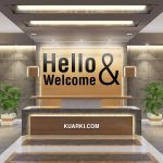 Hello & Welcome Office Wall Sticker