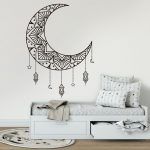 Mandala Moon Wall Sticker