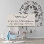 Ramadan Mandala Wall Sticker - Dimensions