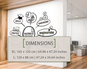 Business Success Office Decor - Dimensions