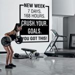 Crush Your Goals Gym Wall Sticker